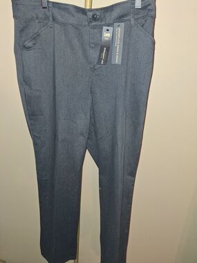 Lee Straight Leg Dress Pants in Charcoal Gray